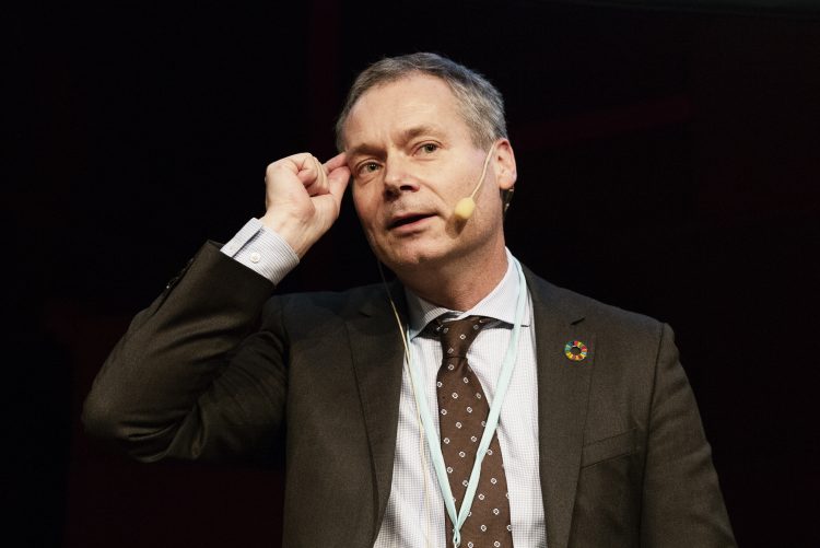 Johan Kuylenstierna talar under Öhman Perspektiv 2020.